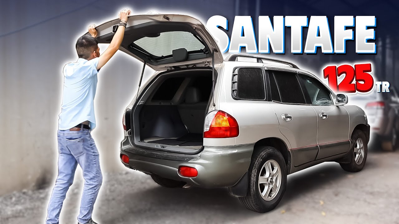 Mẫu xe cực kì rẻ SANTAFE 2.6 AT NHẬP HÀN 2 cầu 125 triệu