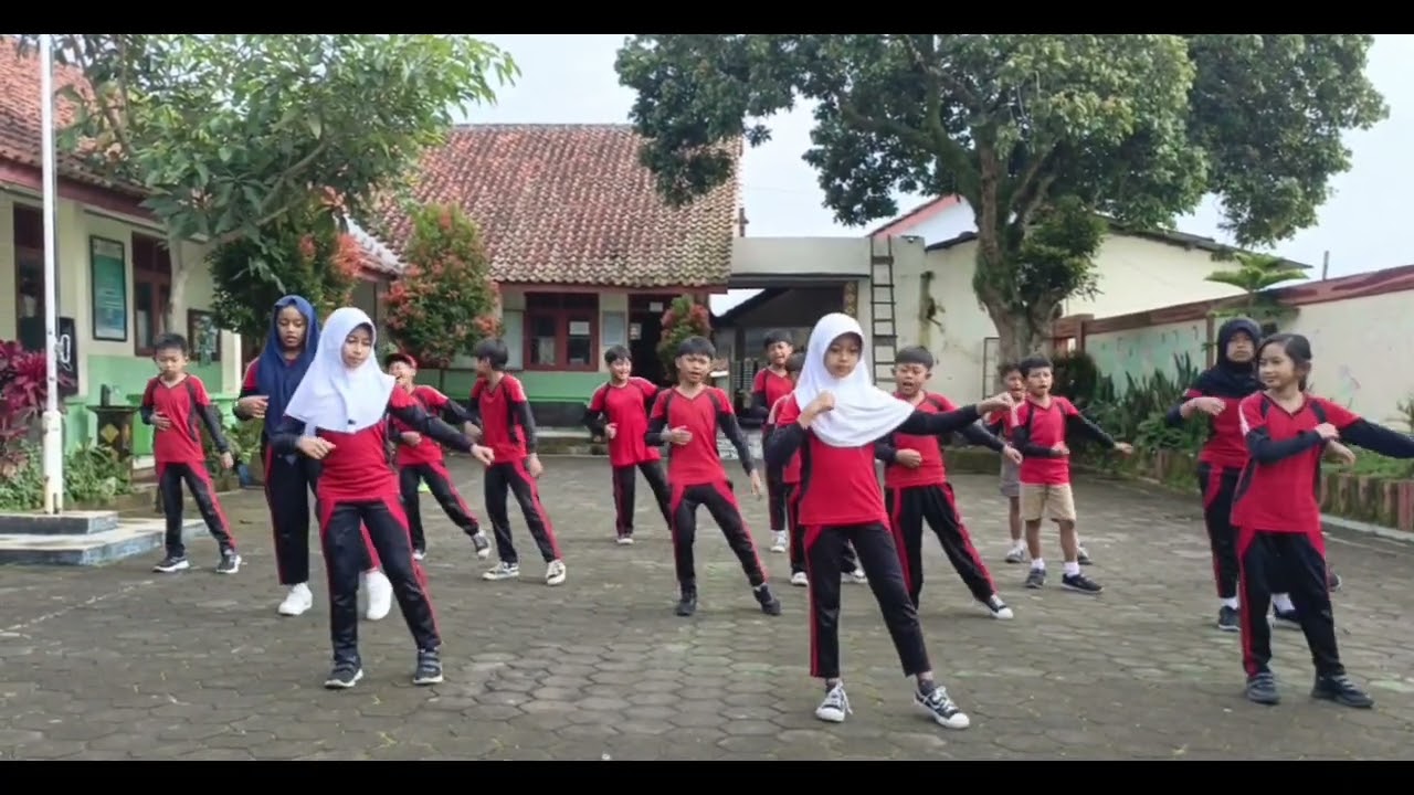 Gerak berirama kelas 5...#pjok #pjoksd #gerakberirama #dance #senamkreasi #senamkreasi 