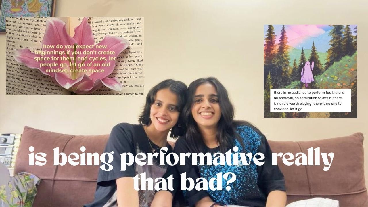 is being performative really that bad?