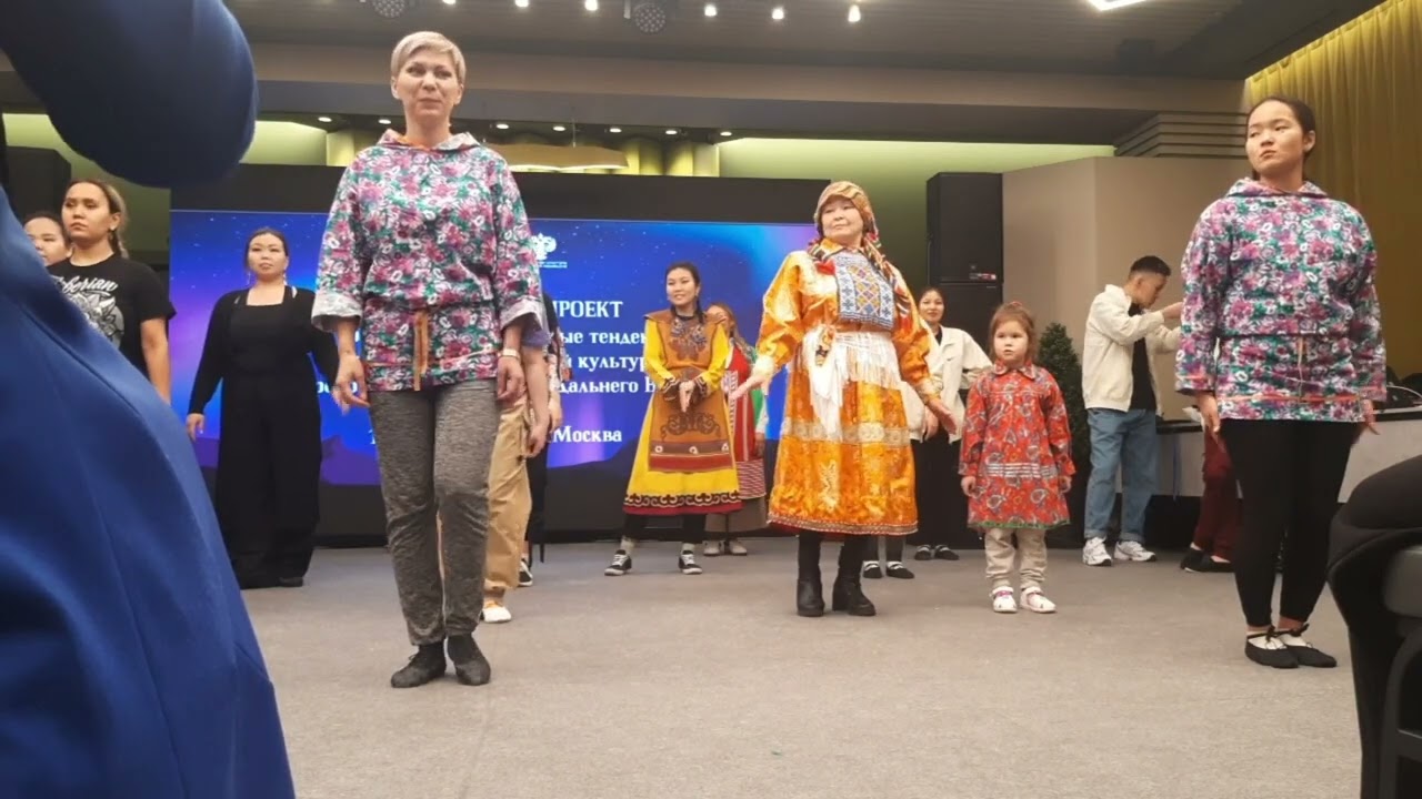 Мастер-класс от эвенского народного ансамбля 