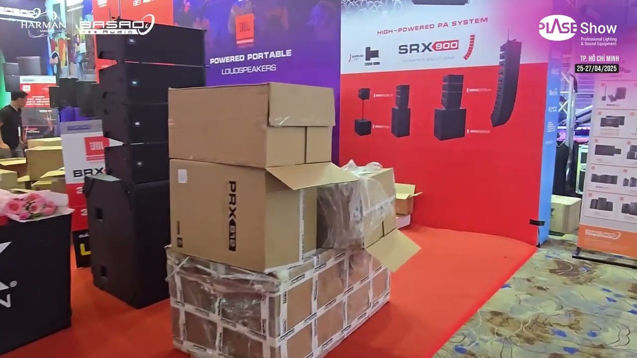 Ng&agrave;y Setup PlaseShow HCM 2025 - BaSao Audio