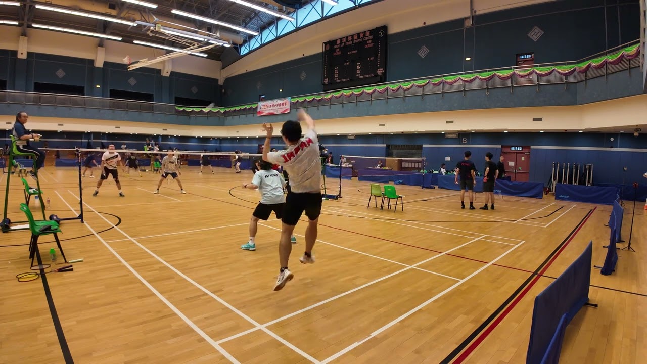 2024 全港羽毛球錦標賽 初級組-男雙 林煒樑/彭梓喬 vs 張兆昇/陳希信
