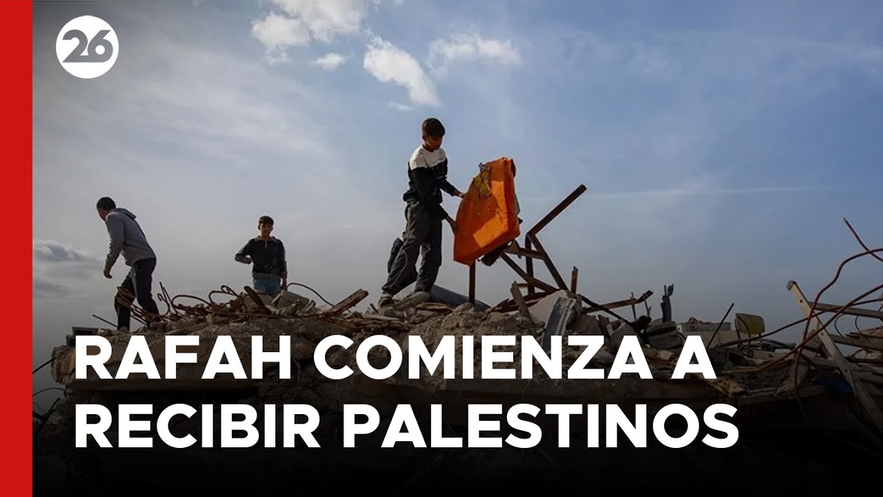 MEDIO ORIENTE | Rafah comienza a recibir a los primeros palestinos tras el alto el fuego