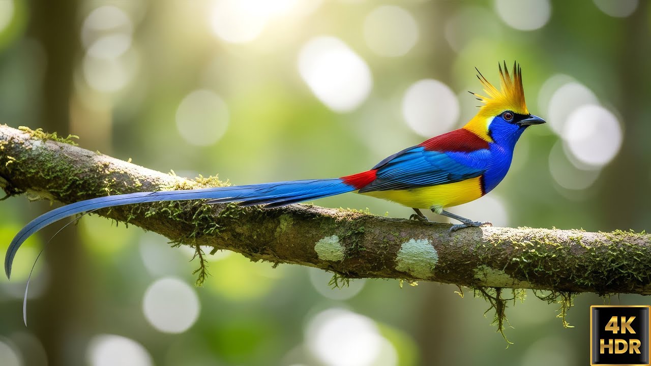 The Jungle’s Strangest Birds – Exotic Colors & Real Birdsong  4K ASMR