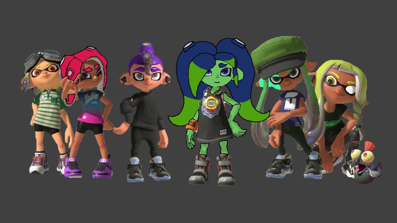 My Splatoon OCs - Main Characters