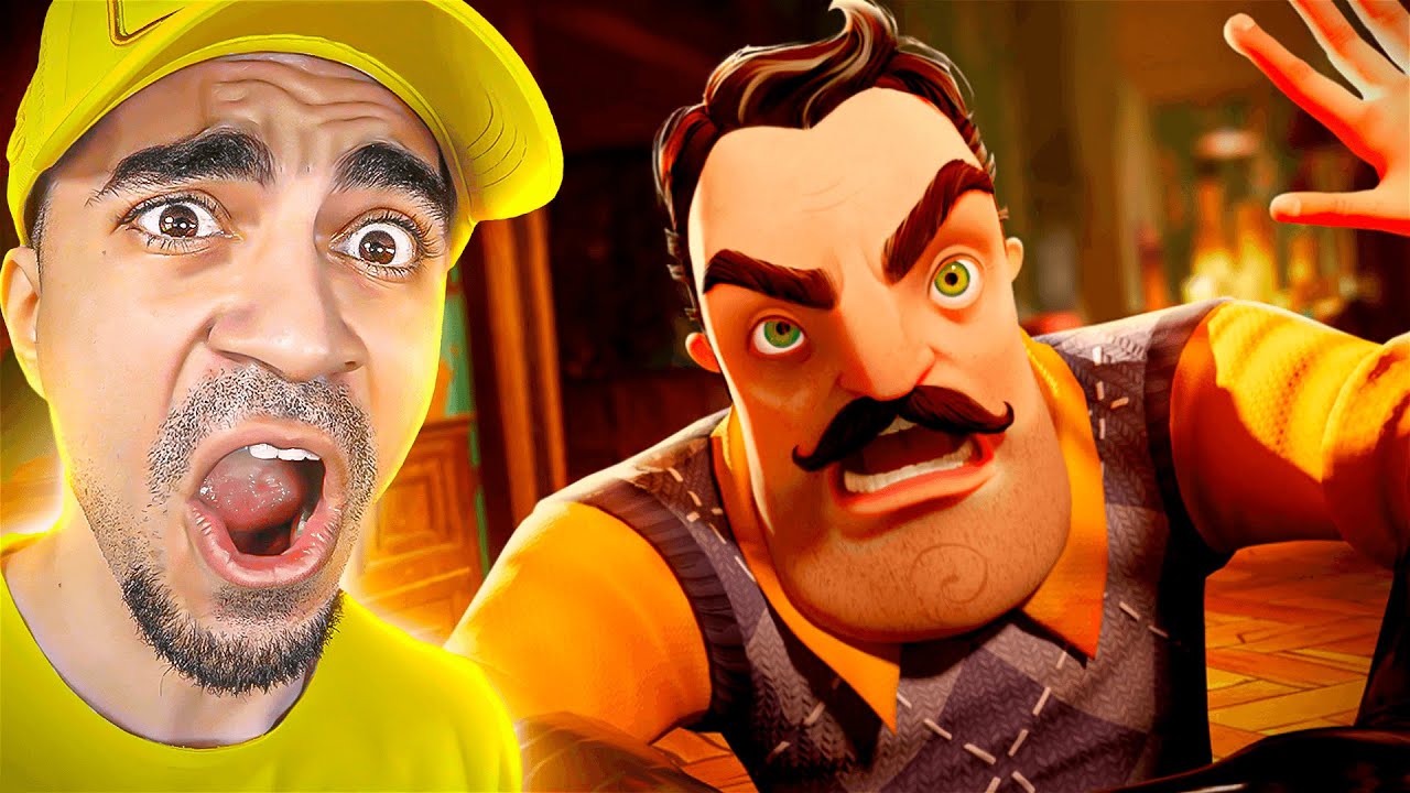 اكتشاف بيت الجار النفسية خاطف الاطفال 😱😱😱 - Hello Neighbor 2