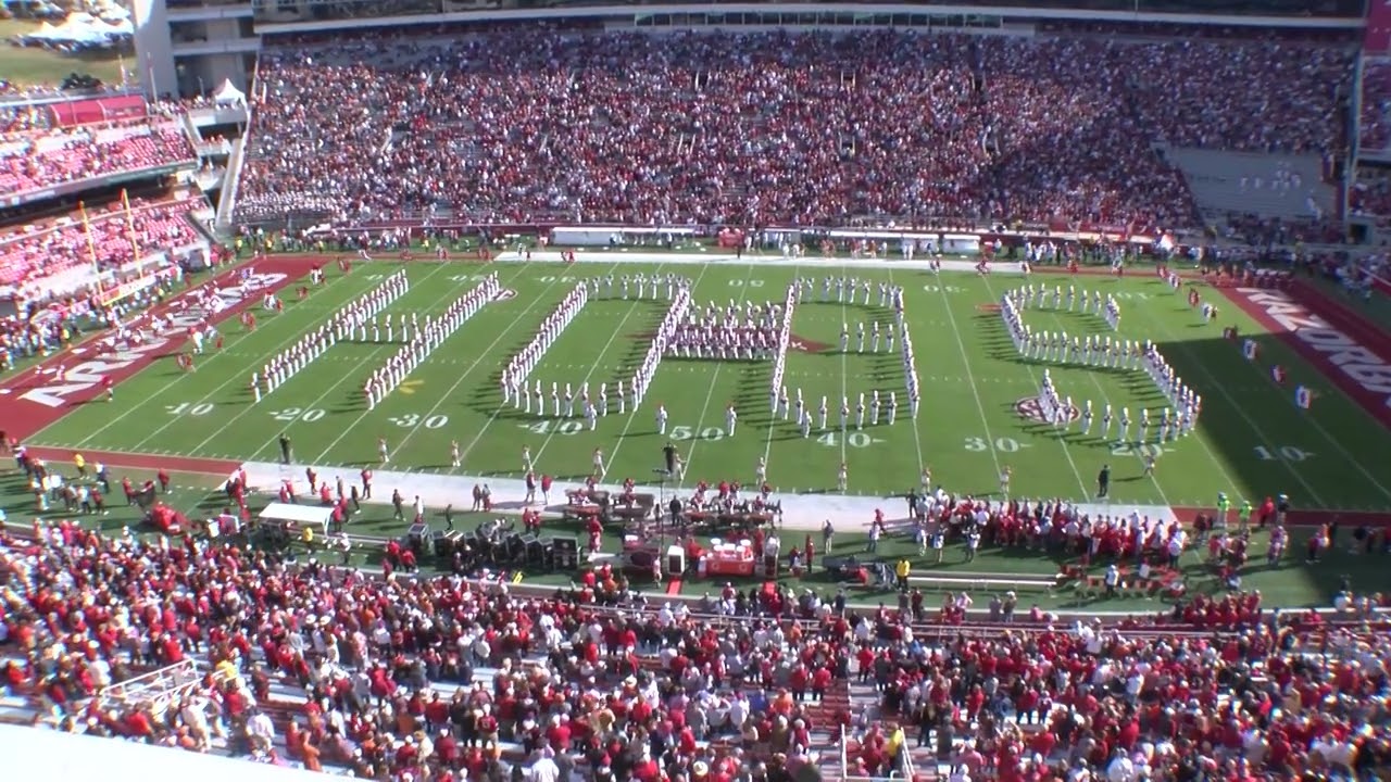 Razorback Marching Band, Pregame 11/16/24, Texas @ Fay.