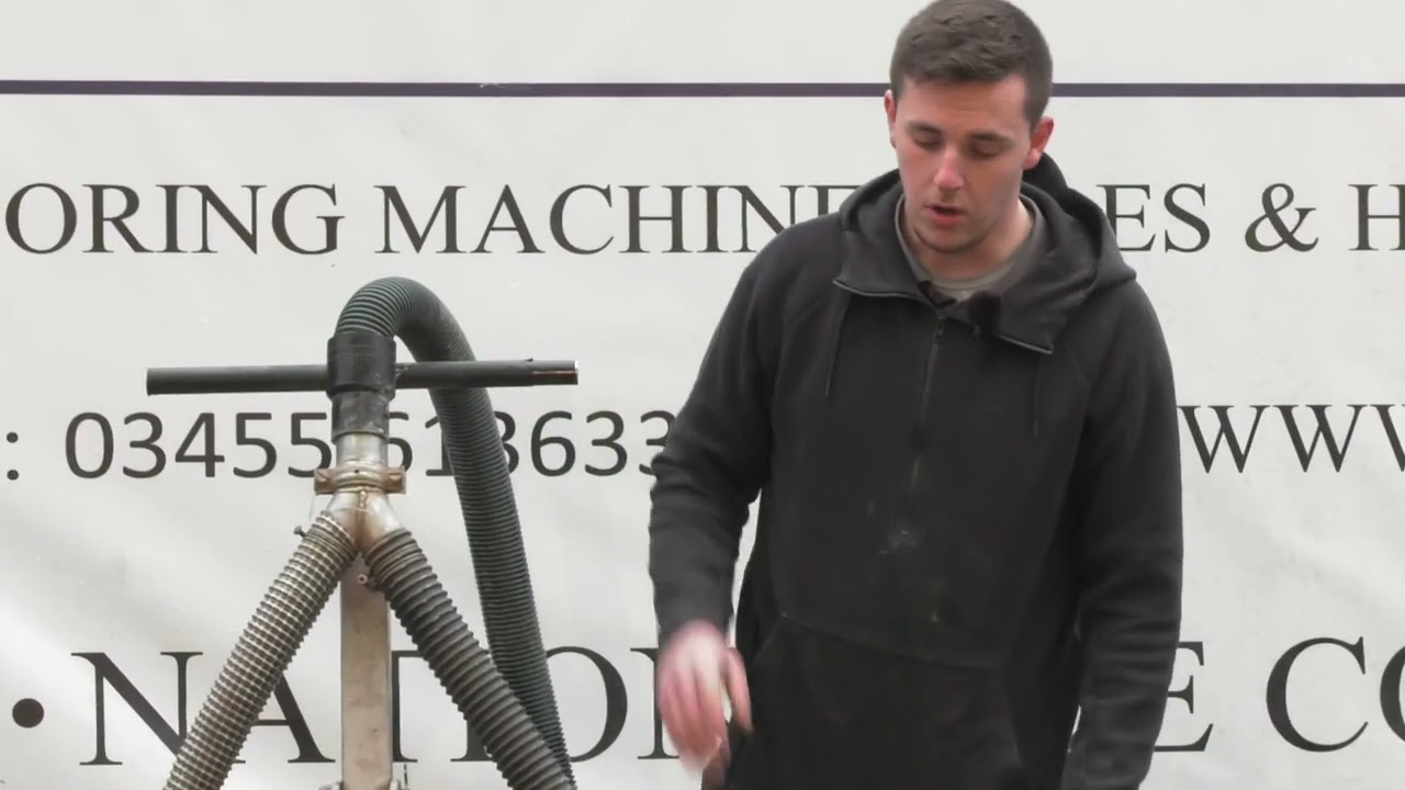 How to use the HTC 500 concrete floor grinder.