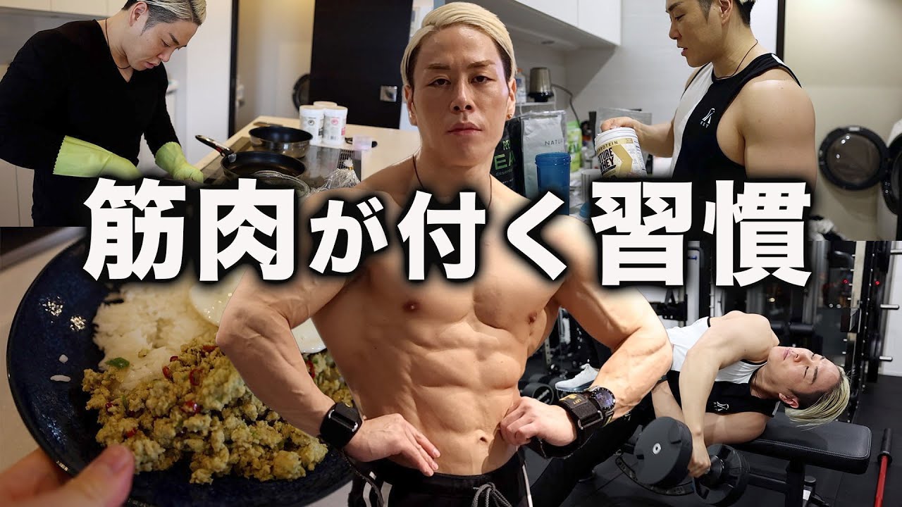 たんぱく質よりも〇〇を食べると筋肉付きます