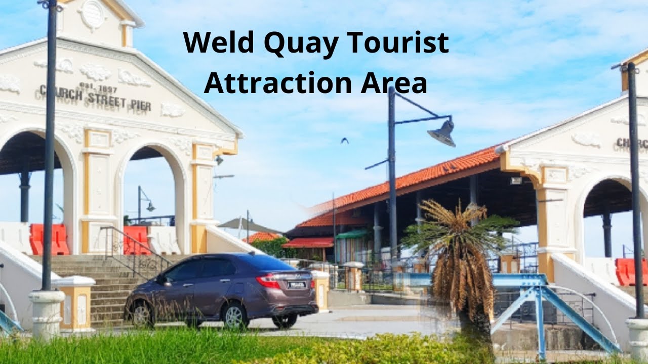Penang  City Georgetown walk Weld Quay tourist attraction area [davidgan explores]