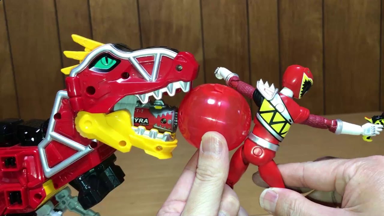 【永久保存版】獣電戦隊キョウリュウジャー ブレイブ1完全版  でたァーッ！ まっかなキング！劇中シーンをDXで再現！前田動画Power Rangers Dino Charge1