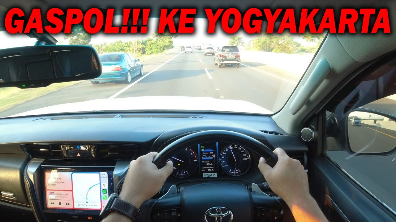 LIBURAN MENDADAK JAKARTA - YOGYAKARTA | ROAD TRIP - PART 1 | TOYOTA FORTUNER TRD SPORTIVO