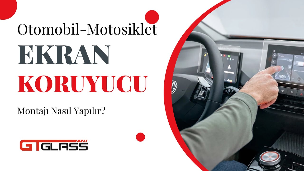 Otomobil-Motosiklet Ekran Koruyucu Montajı Nasıl Yapılır? GTGLASS