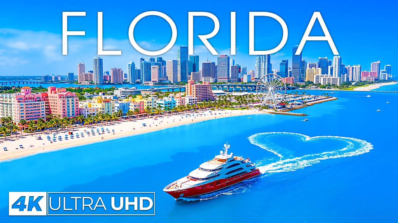 [4K] Florida 2026 🇺🇸 Exploring Florida’s Beautiful Beaches & Resort Life – Deep House Chill Mix
