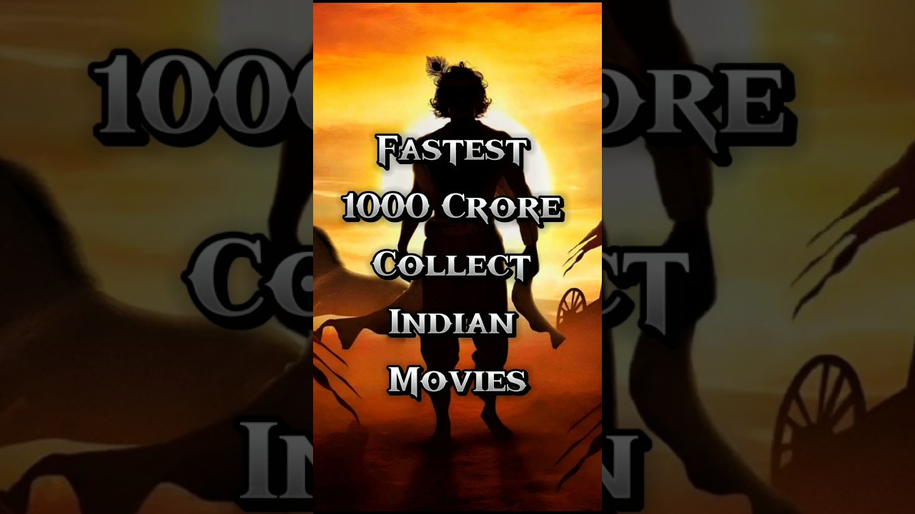 Fastest 1000 Crores Collection 💰 In Indian Movies 💥 List 🗒️ 