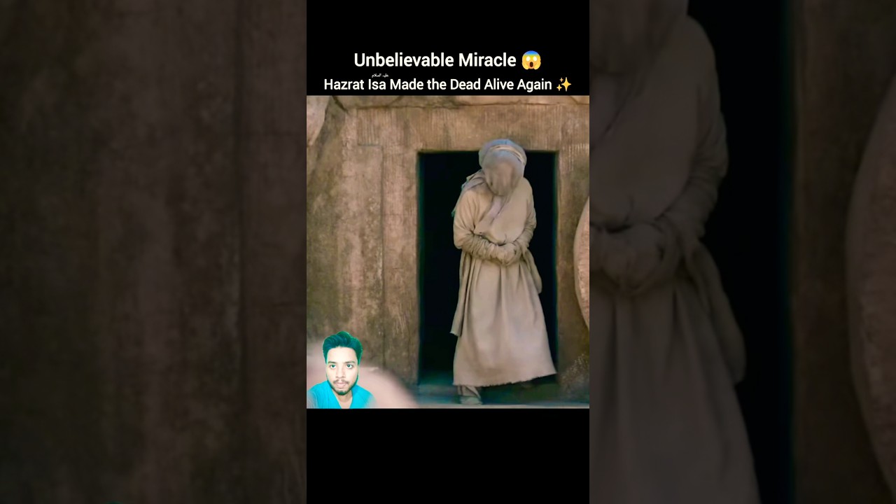 Hazrat Isa A.S Brought the Dead Back to Life! 😱✨#shorts #islamicshorts #prophetisa #Miracle #jesus