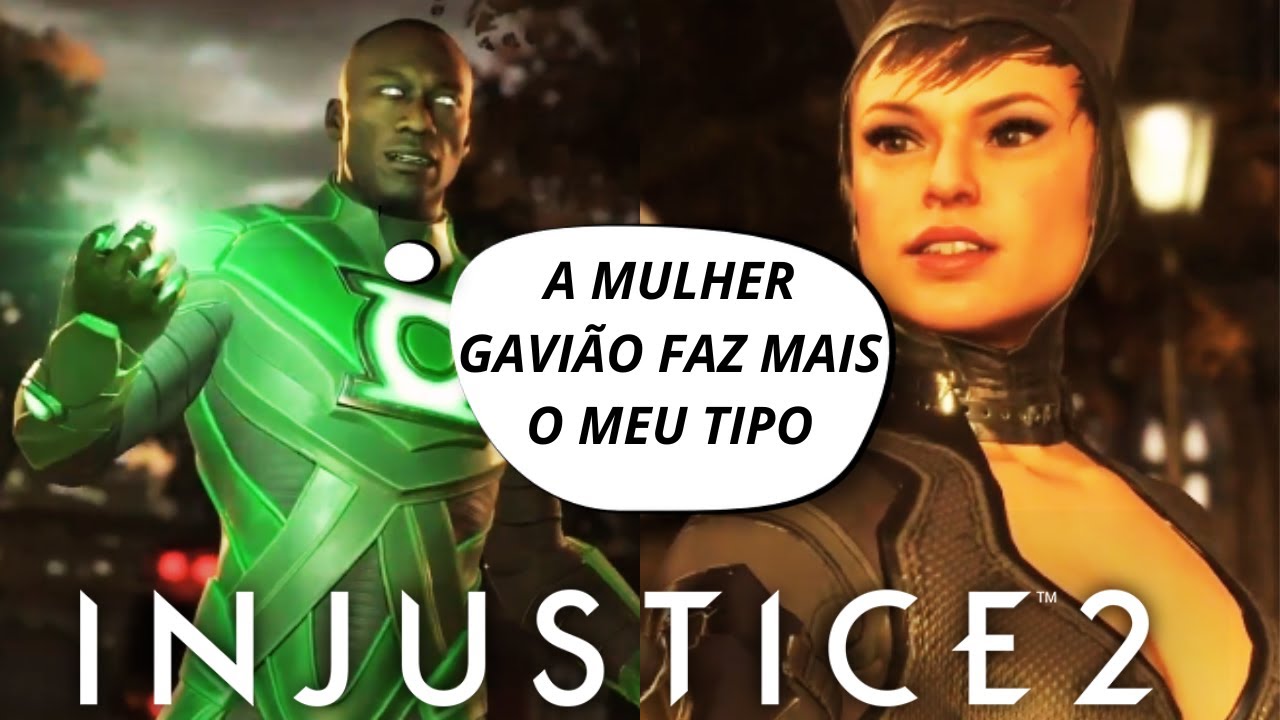 INJUSTICE 2 AS MELHORES FALAS DO LANTERNA VERDE DO JOHN STEWART EU NÃO SOU O HAL JORDAN 😮