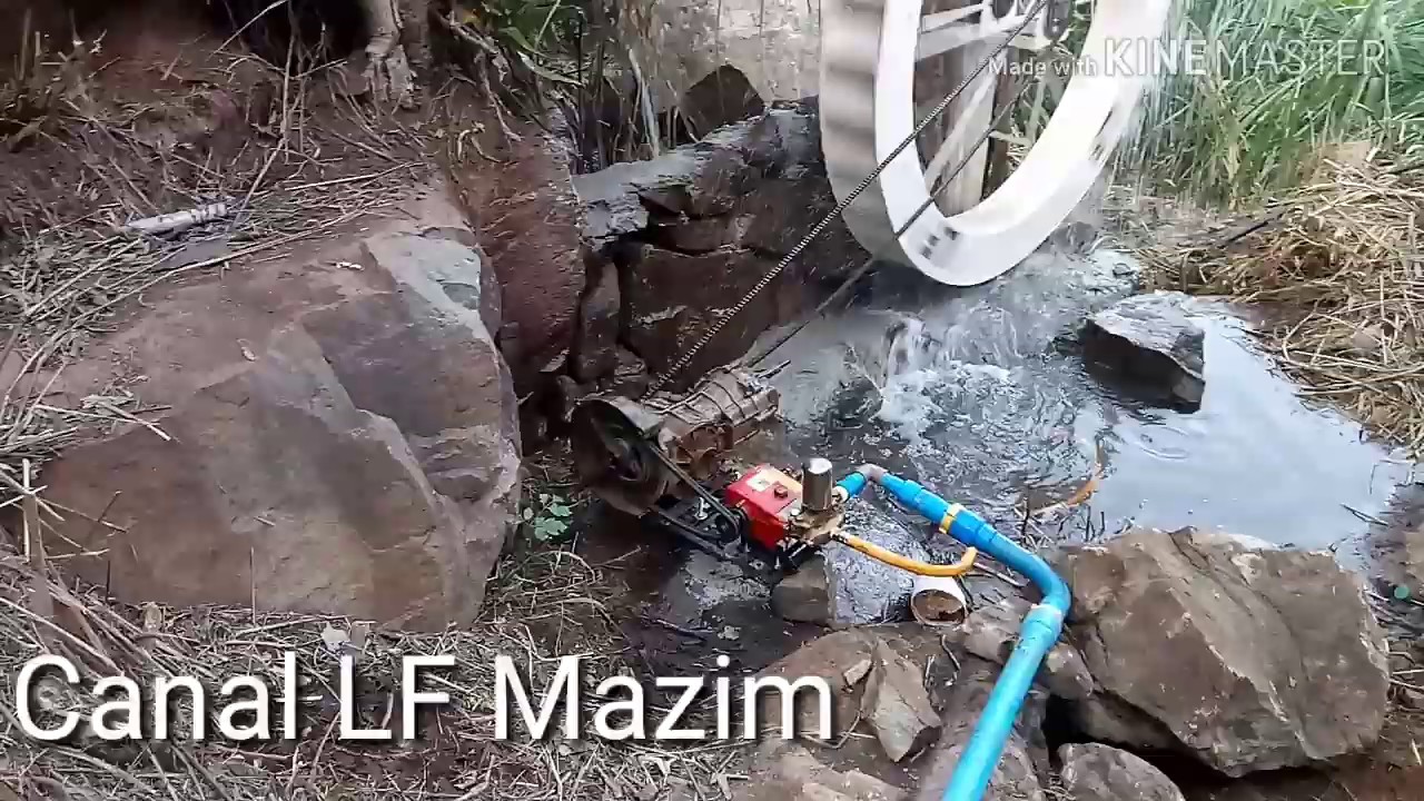 Roda d'&aacute;gua unica no mundo parte 2
