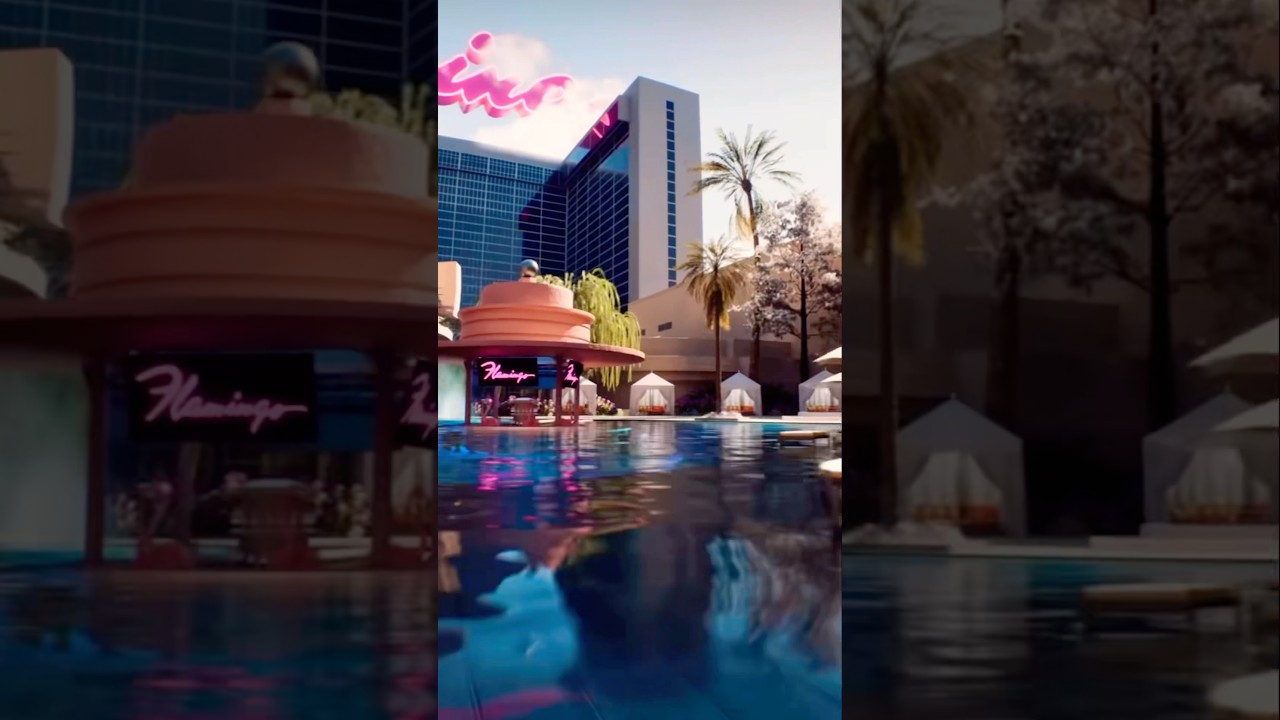 Flamingo Go Pool is FINALLY OPEN! #vegas #lasvegas #ninthisland #ninthislandconnection