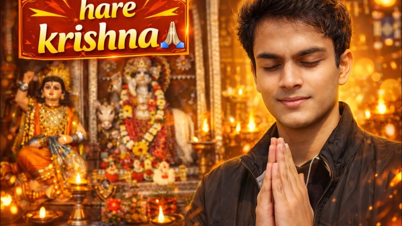 LIFE OF A WFH GUY | ROOFTOP KRISHNA MANDIR DARSHAN 🙏