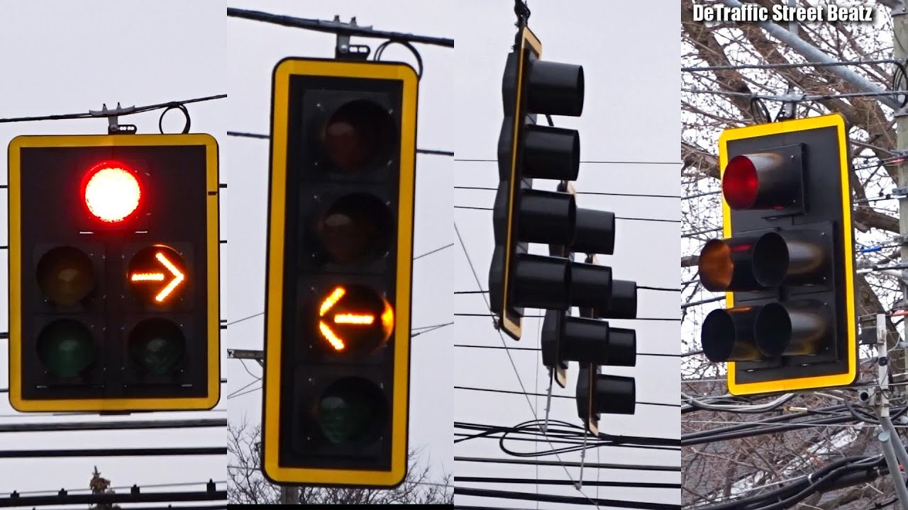 Dog House & Flashing Yellow Left Turn Arrow Traffic Lights | 12 Mile & Bunert