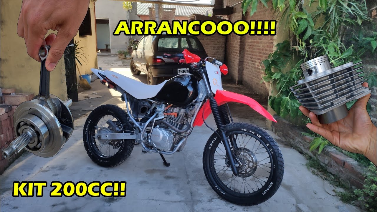 PRIMER ARRANQUE del XR 125cc CON KIT 200cc!!! 🤯 ETAPA 4