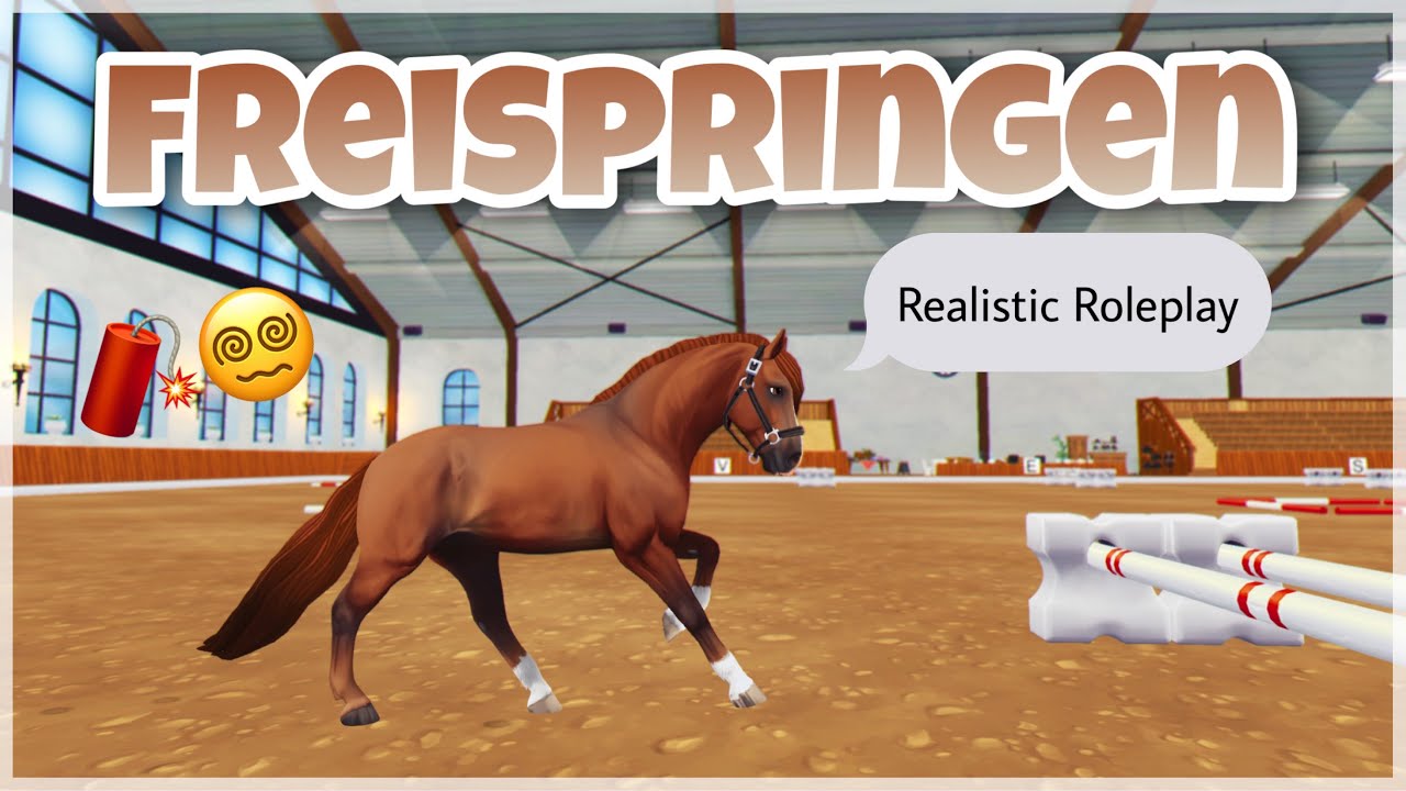 FREISPRINGEN in der neuen REITARENA🤯💨|Realistic Roleplay 🎞 SSO|Miss Seawave 🌊🤍