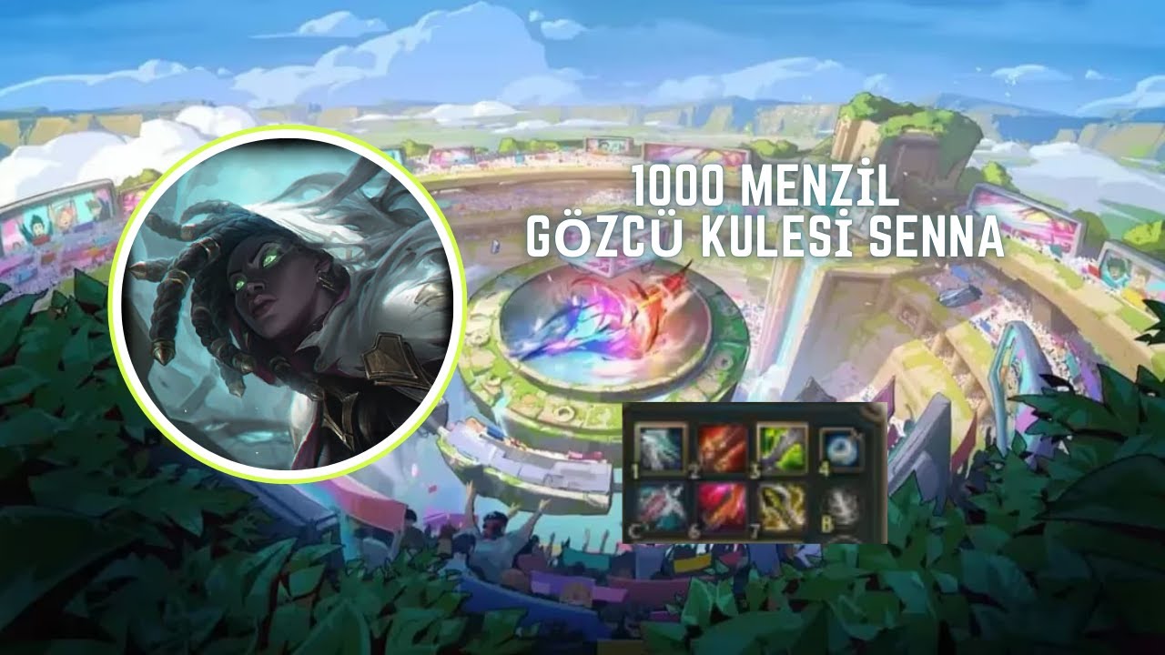 1000 MENZİL 600 AD 180 STACK SENNA - LOL ARENA MODU