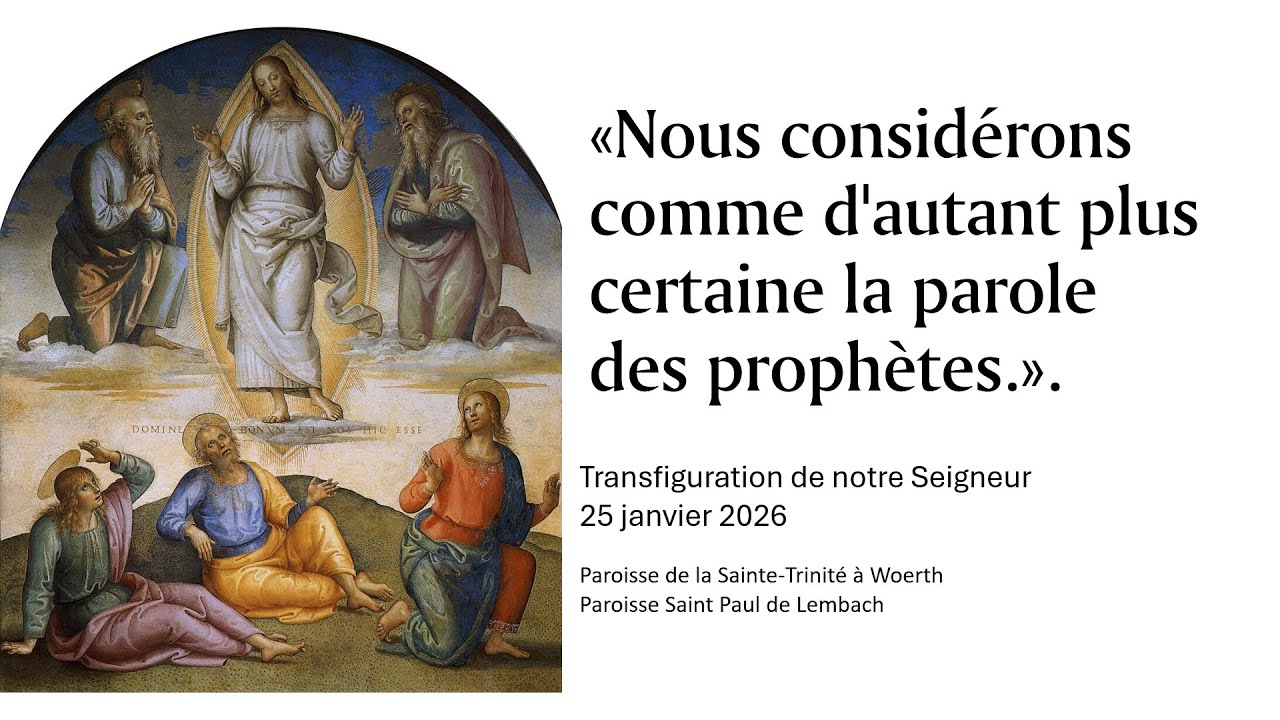 La Transfiguration de notre Seigneur