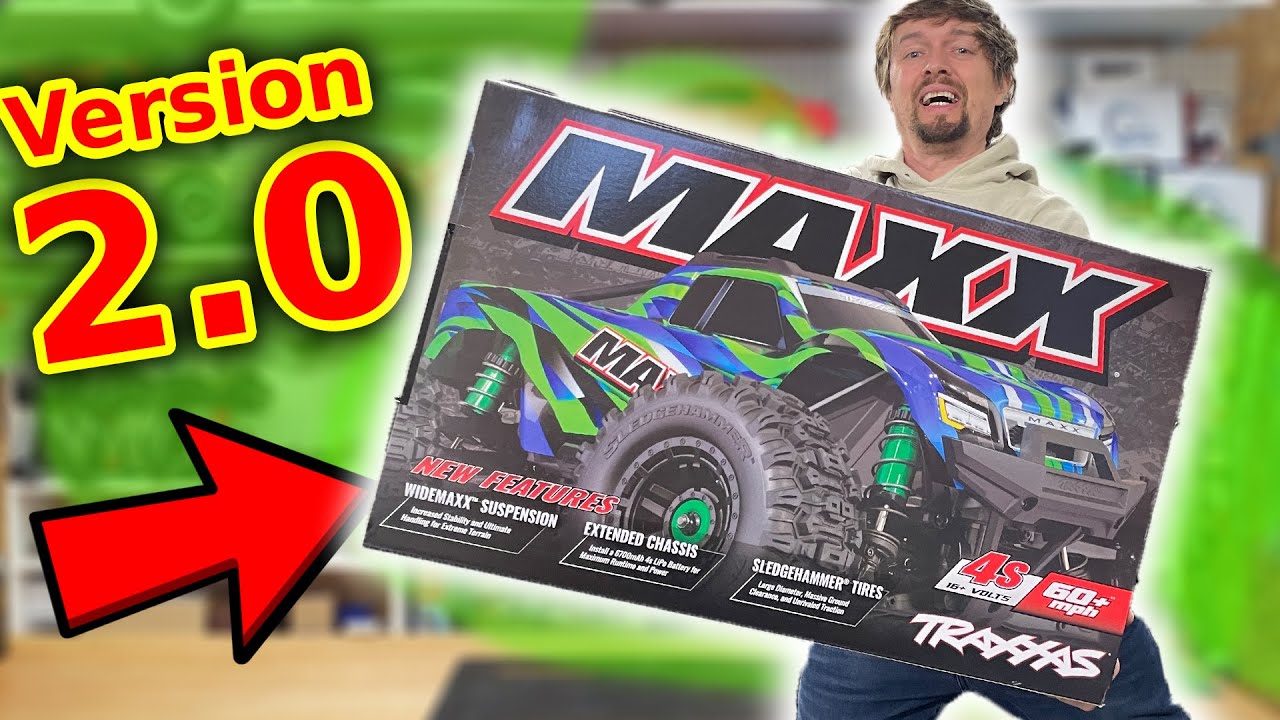 Радиоуправляемая машина, которую могут купить только британцы — Traxxas Maxx v2