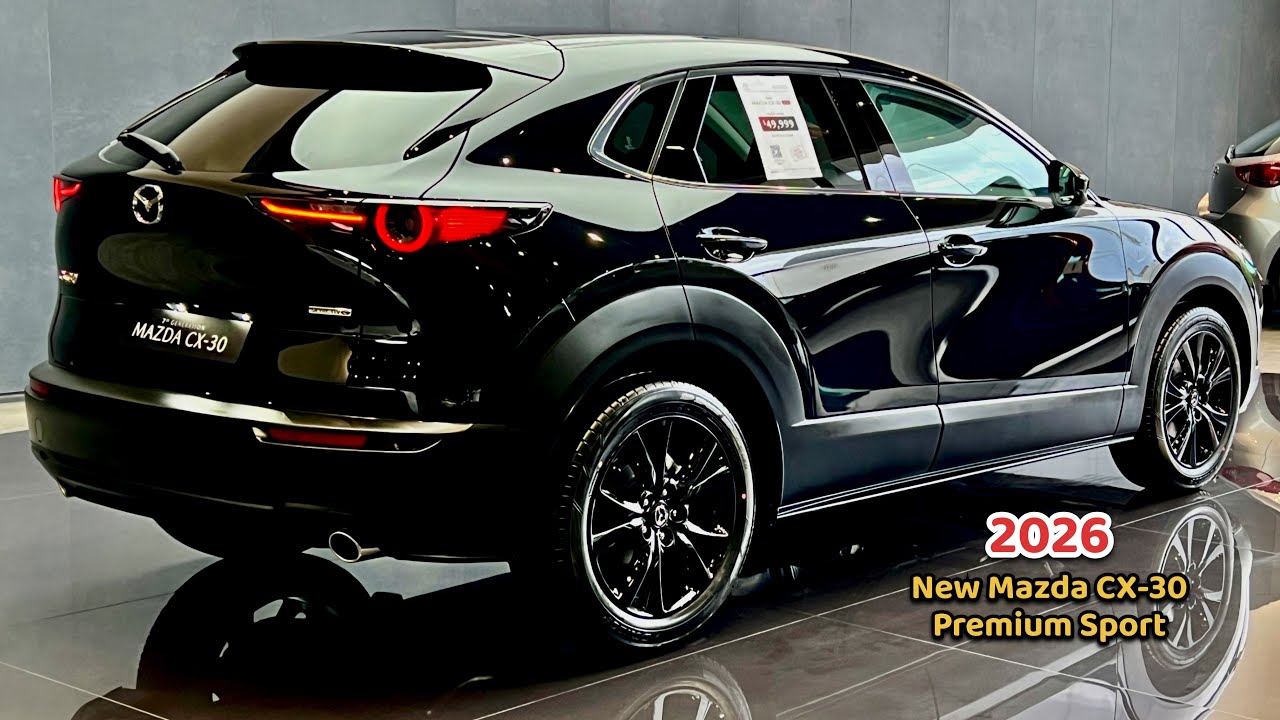 Новинка! Mazda CX-30 Premium Sport 2026 года — новые технологии в экстерьере и интерьере.