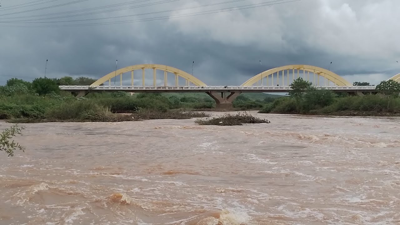 Muita água no Rio Salgado - Icó-Ce