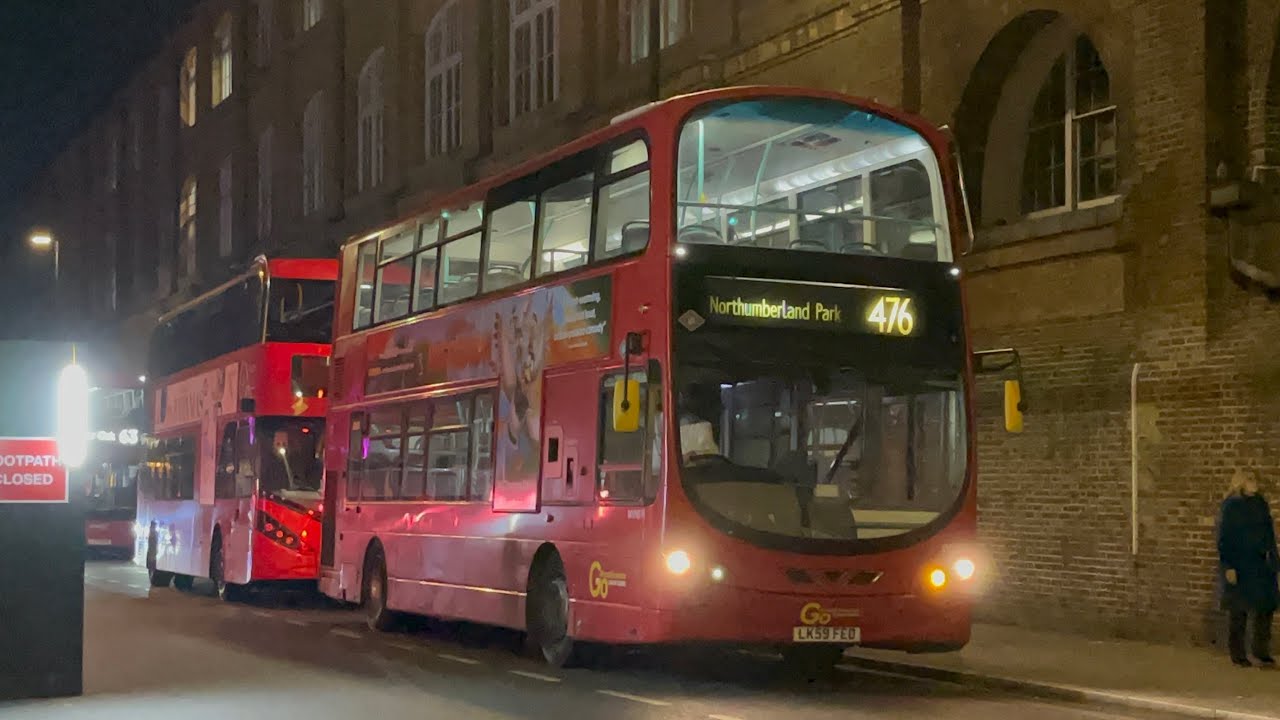 FRV. Go Ahead London Route 476. Northumberland Park - Kings Cross. Wright Gemini 2 WVN11 (LK59 FEO)