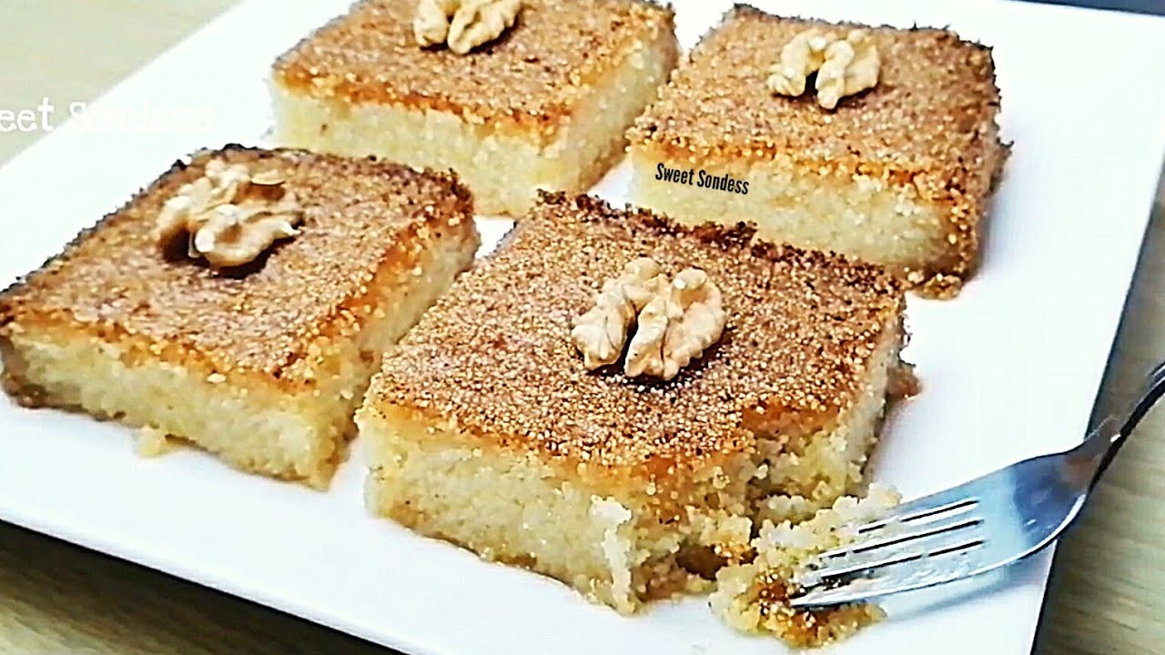 الهريسة الحلوة بطريقة المحلات /Harrisa Hlouwa pro