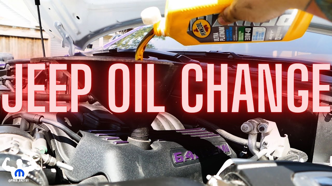 jeep srt oil change