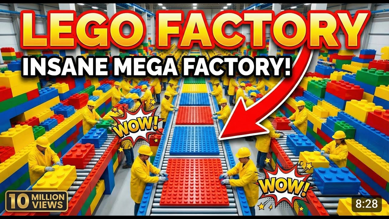 How LEGO Bricks are made in Factory! Inside LEGO Factory in Denmark