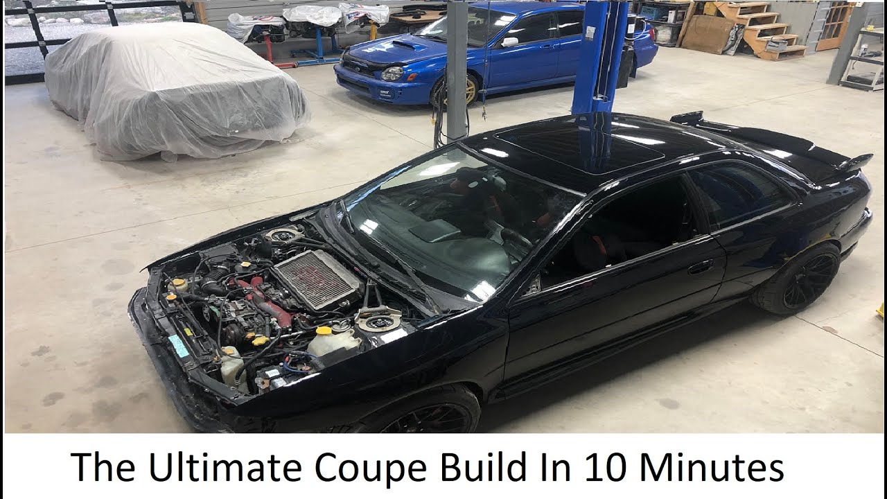 10 Minute Dream Car Build - Subaru Coupe Gets Wide Body & STI Swap