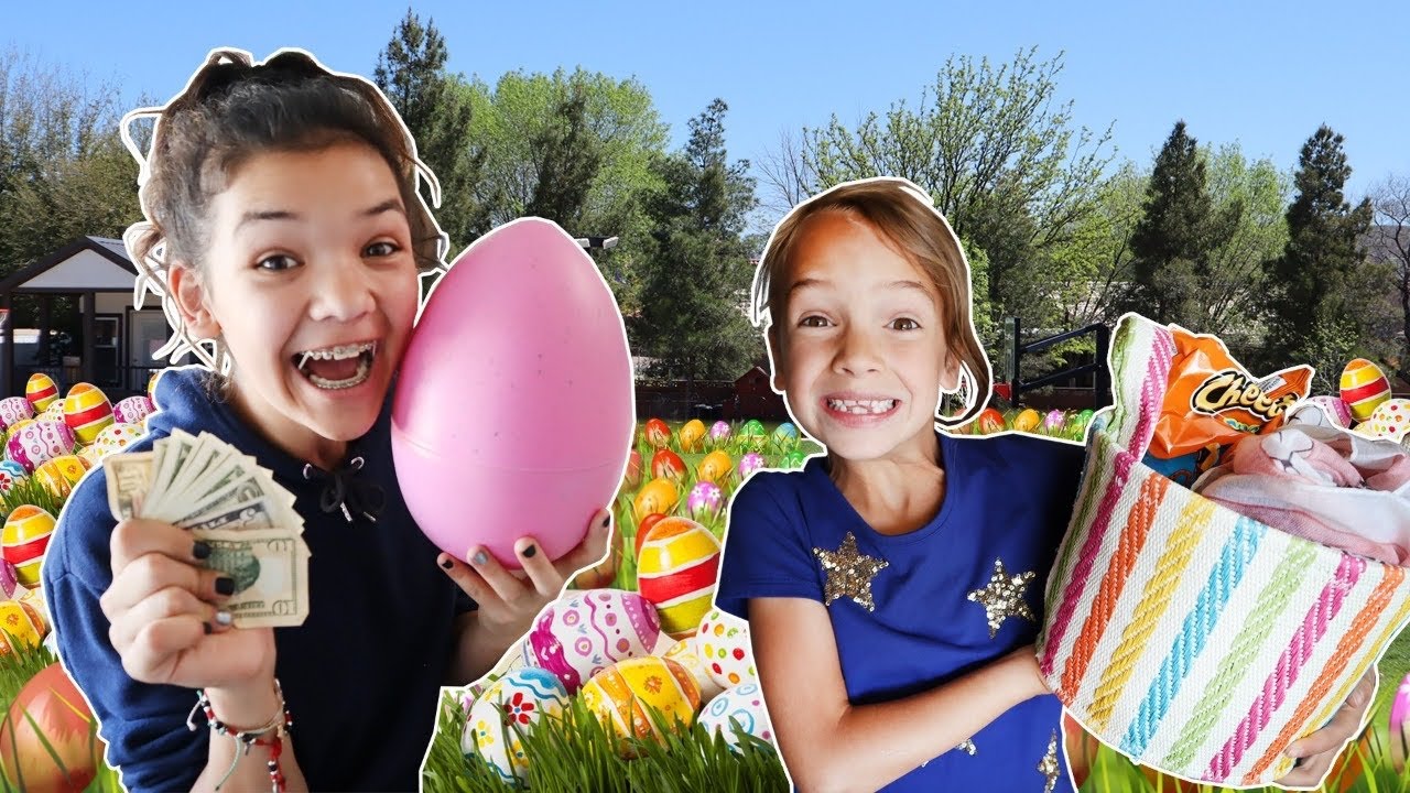 We hid money!! EASTER Basket Egg HUNT! Which KIDS will be FIRST to FIND the Golden EGG?!