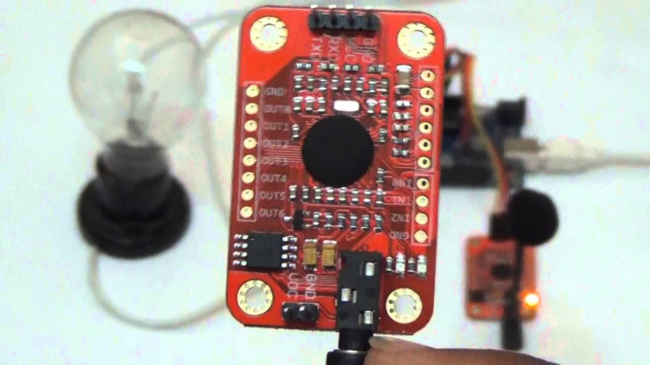 Controlar artefactos con la voz || Uso del módulo ELECHOUSE 3.0
