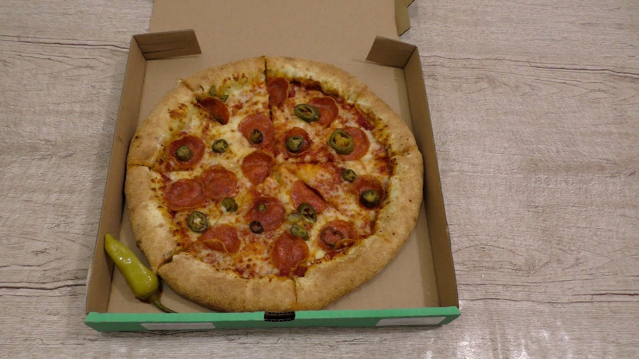 Papa John's American Hot Pizza with Cheese Crust