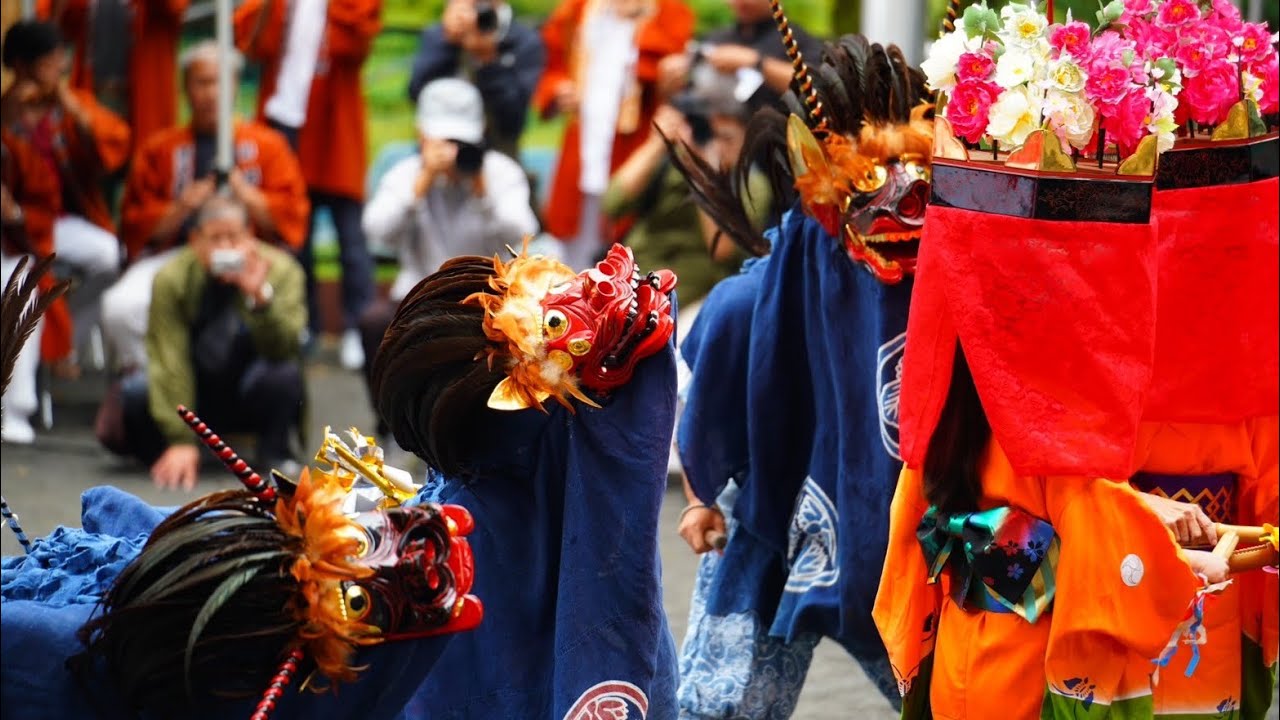 令和6年  奥多摩郷土芸能祭  【小留浦獅子舞】