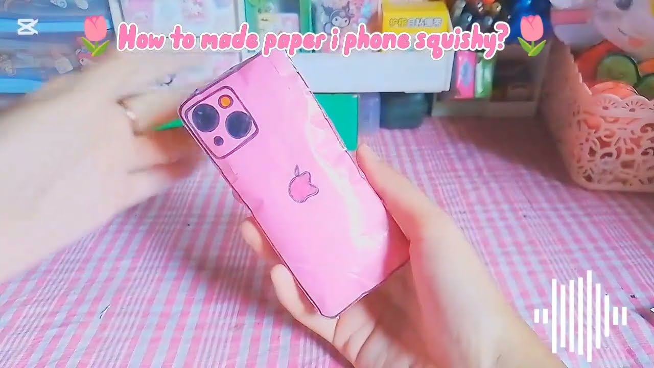 🌷How to make paper i phone squishy?🌷