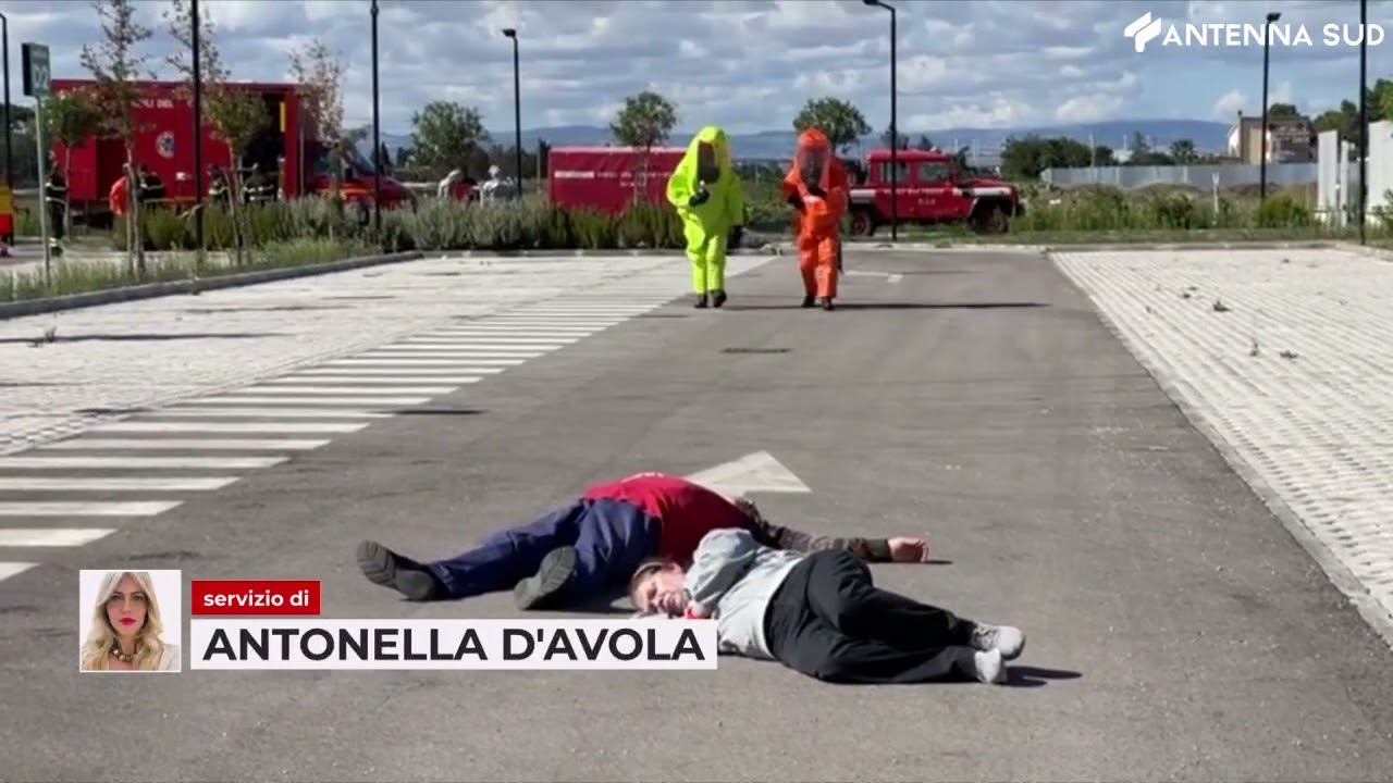 22 settembre 2022 - Foggia, imponente simulazione di maxiemergenza