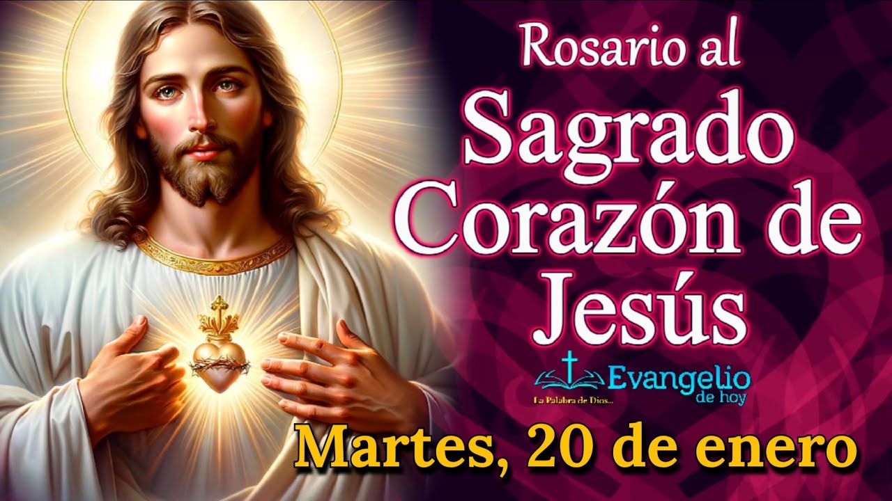 💖 ROSARIO AL SAGRADO CORAZÓN DE JESÚS | Jesús en Tí Confío | Martes 20 de enero 2026.