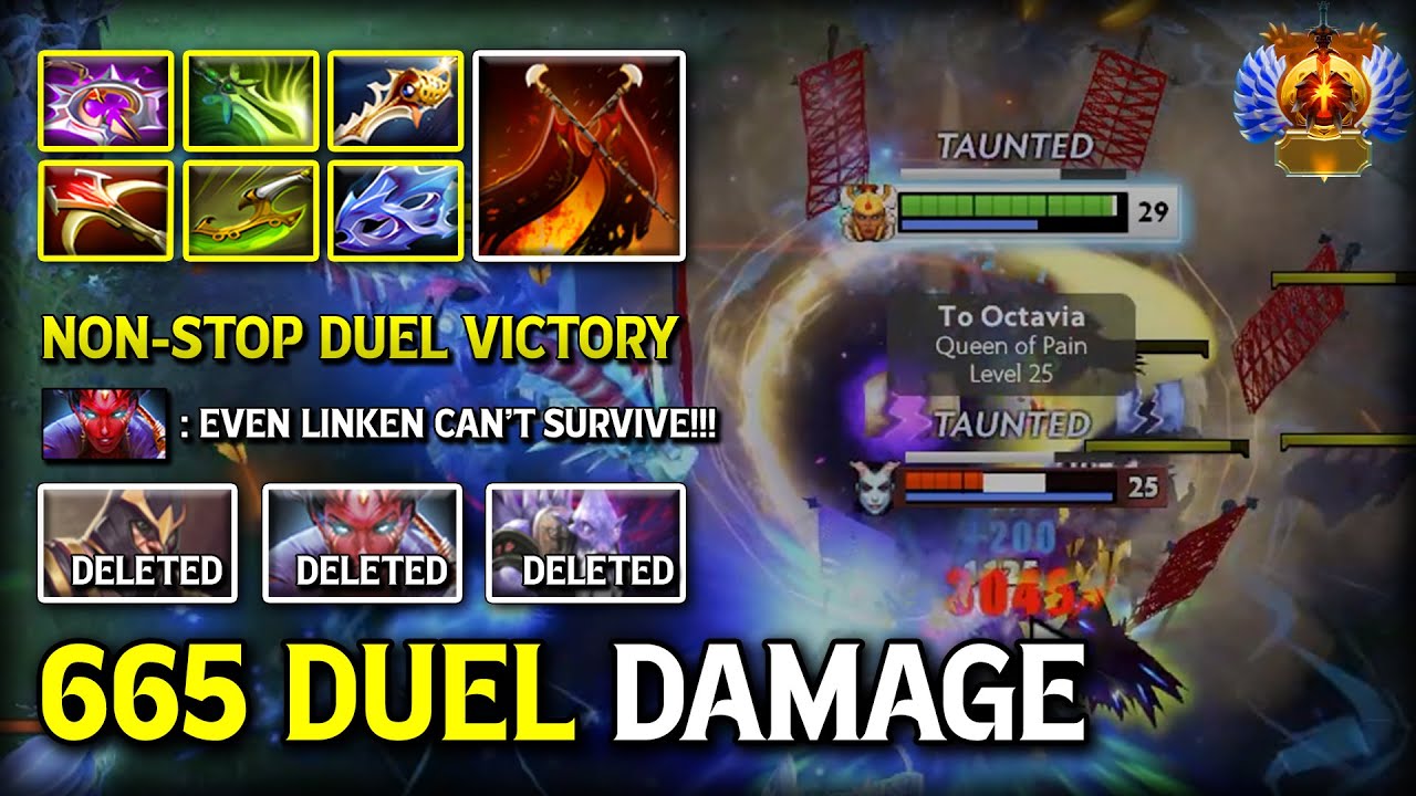 665 DUEL DAMAGE OFFLANE GOD Legion Commander | Max Slotted Build | Non-stop Duel Victory DotA 2