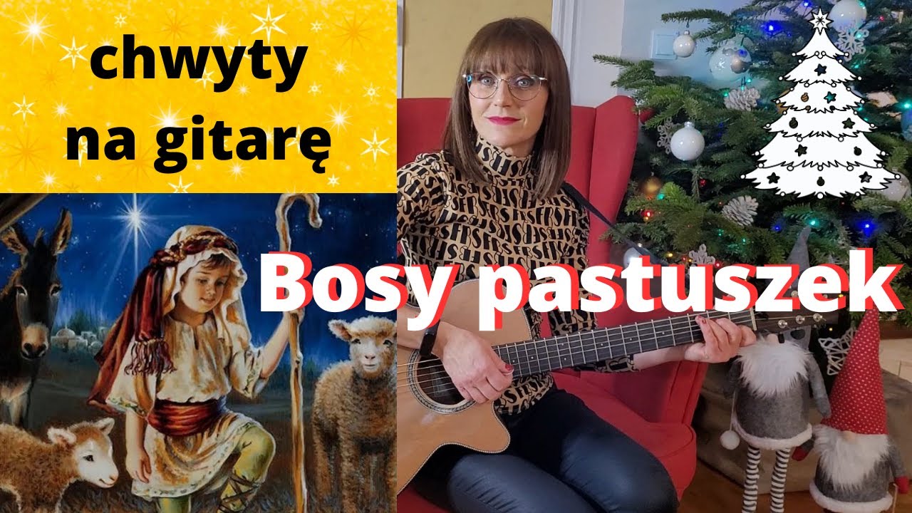 Bosy pastuszek - chwyty + tekst - Piosenki religijne z gitarą - Marzena Palka - piękna pastorałka