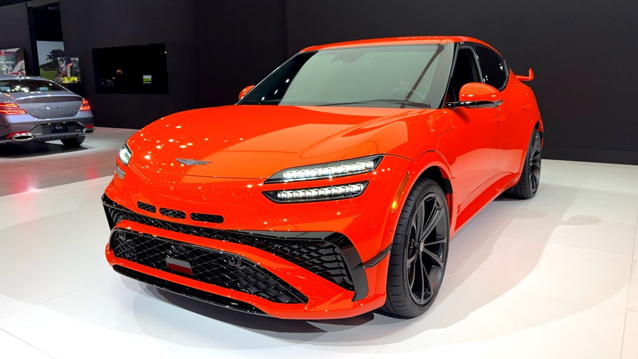 [4K] 2027 Genesis GV60 Magma First Look - LA Auto Show 2025