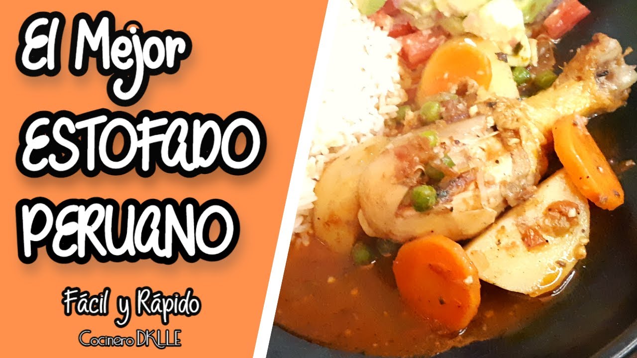 Cómo Hacer ESTOFADO DE POLLO (DELICIOSO) PERUANO 😍| ESTOFADO FÁCIL Y RÁPIDO