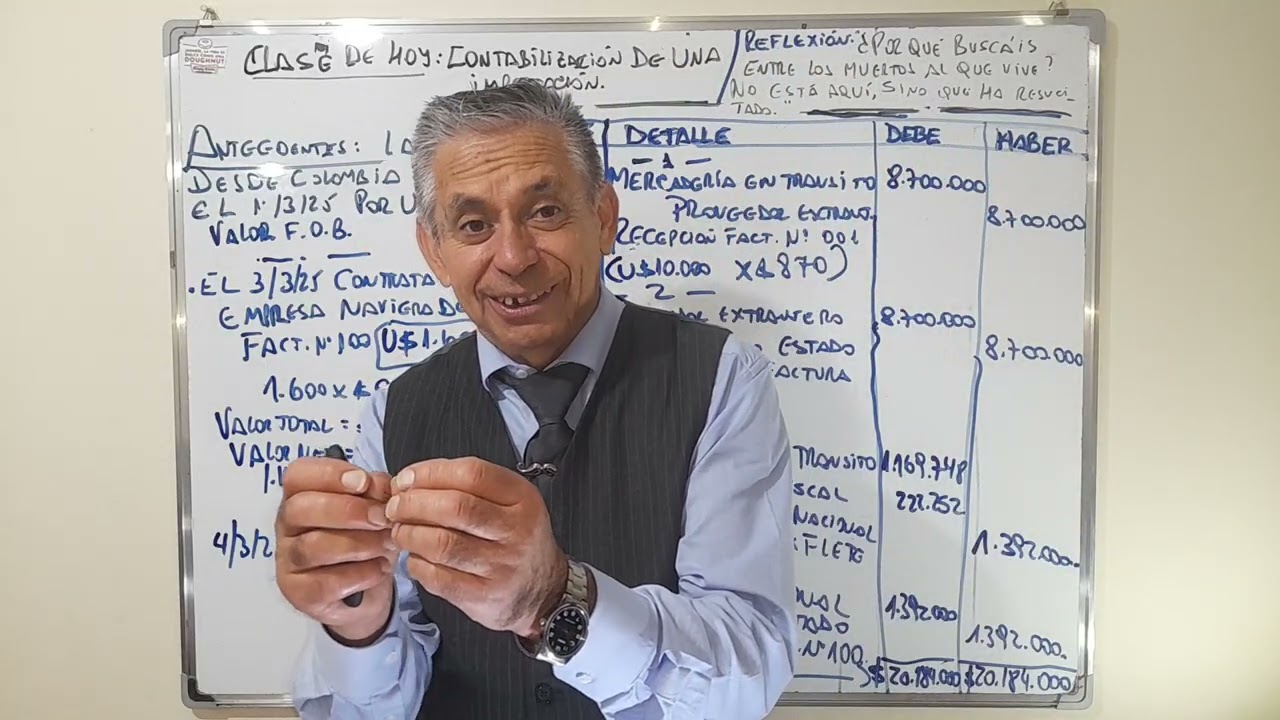 clase virtual 167 CONTABILIZACION DE UNA IMPORTACION