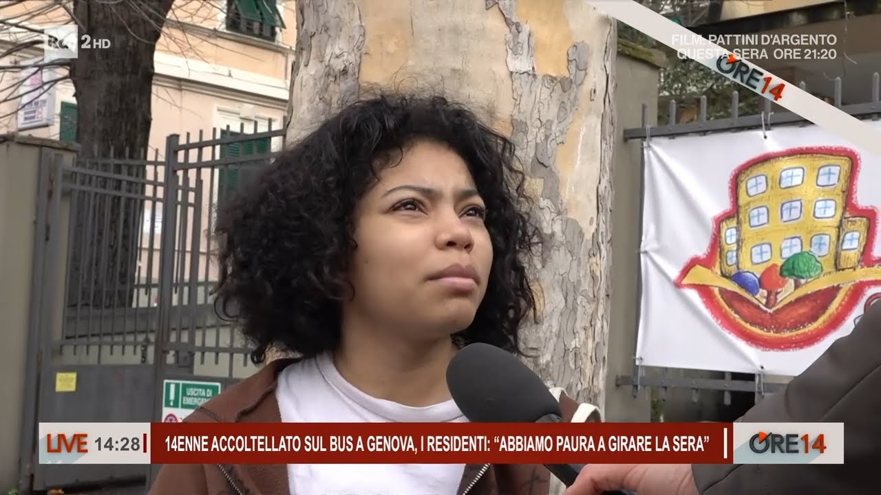 14enne accoltellato a Genova, parlano i residenti - Ore 14 del 02/03/2026
